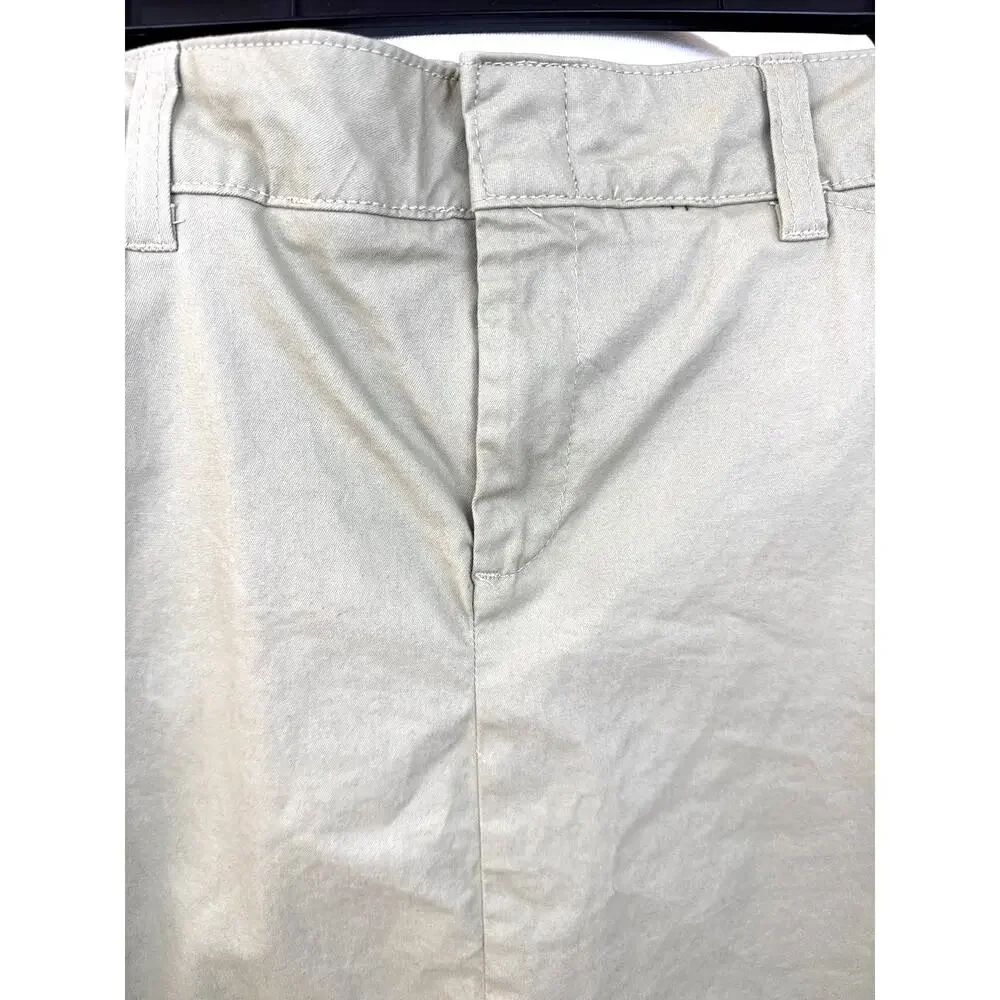 Dickies Womens Khaki Utility Mini Skirt Size 12 Y2K Cargo Workwear NWOT